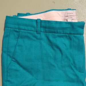 J.Crew Cafe Capri Pants - Teal
